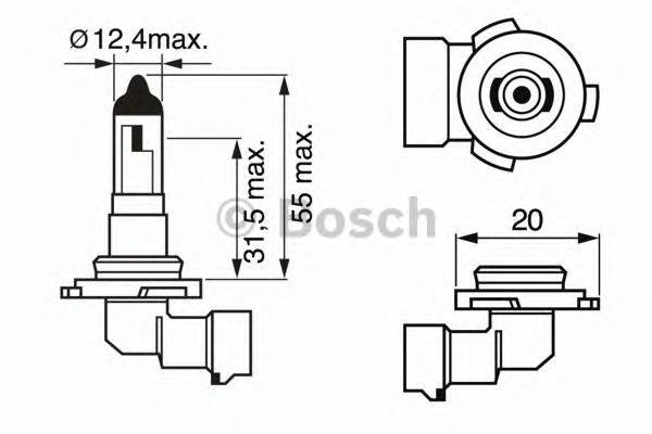 BOSCH 1 987 302 083 Лампа накаливания BOSCH 1 987 302 083 Лампа накаливания