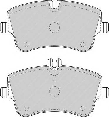 FERODO FDB1428 Комплект тормозных колодок