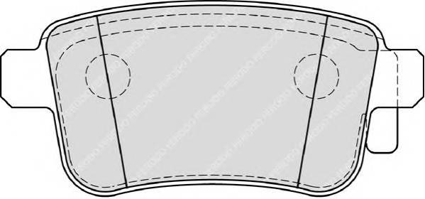 FERODO FDB4186 Комплект тормозных колодок...