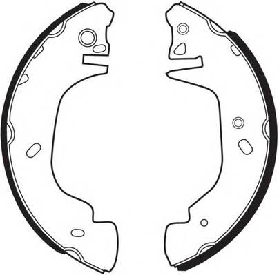 FERODO FSB542 Комплект гальмівних колодо...