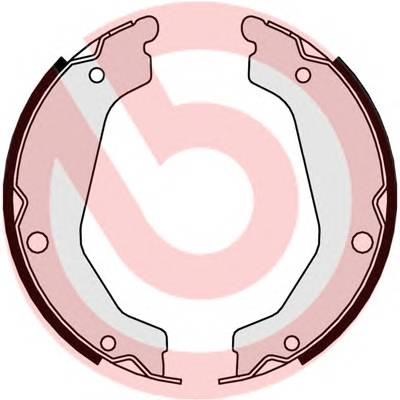 BREMBO S 30 531 Комплект гальмівних колодо...