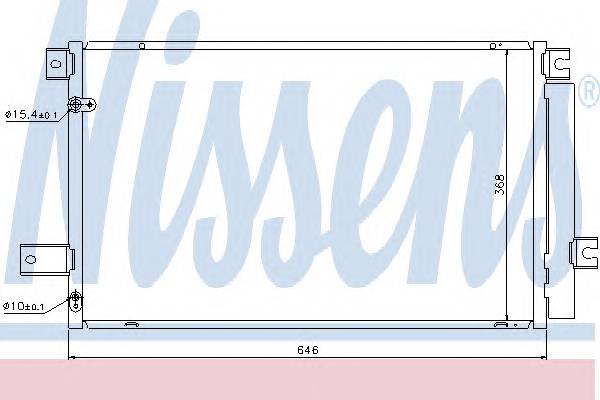 NISSENS 940022 Конденсатор, кондиционер