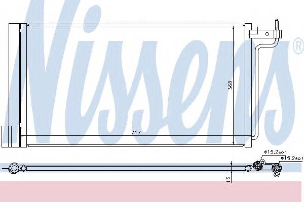 NISSENS 940181 Конденсатор, кондиционер