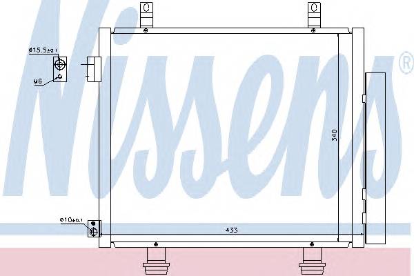 NISSENS 940193 Конденсатор, кондиционер NISSENS 940193 Конденсатор, кондиционер