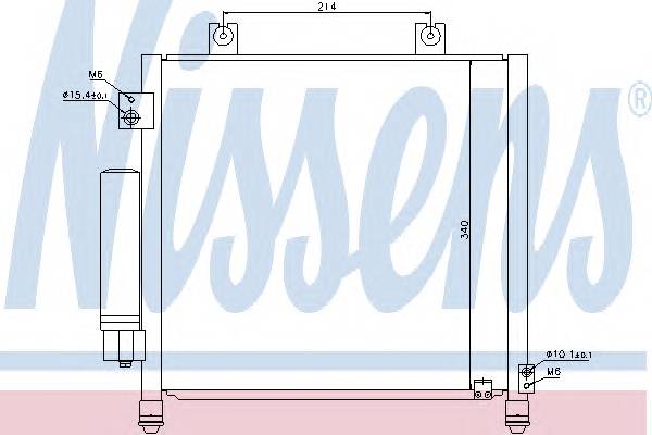 NISSENS 940302 Конденсатор, кондиционер NISSENS 940302 Конденсатор, кондиционер
