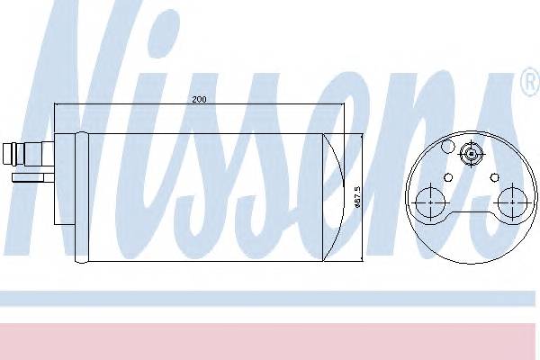 NISSENS 95341 Осушитель, кондиционер