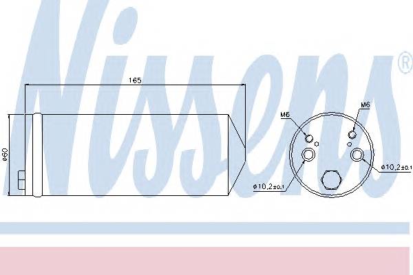 NISSENS 95413 Осушувач, кондиціонер NISSENS 95413 Осушувач, кондиціонер