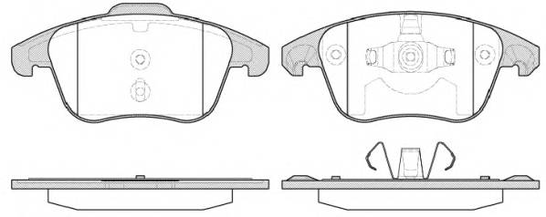 ROADHOUSE 21249.30 Комплект тормозных колодок