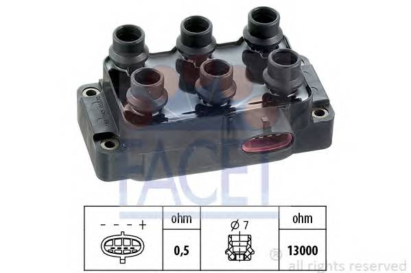 FACET 9.6189 Катушка зажигания