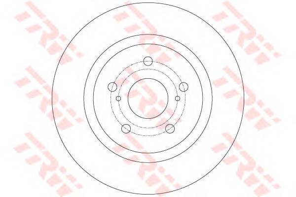 TRW DF6324 Тормозной диск