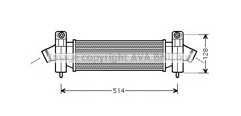 AVA QUALITY COOLING FDA4341 Интеркулер AVA QUALITY COOLING FDA4341 Интеркулер