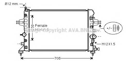 AVA QUALITY COOLING OL2482 Радіатор, охолодження двиг... AVA QUALITY COOLING OL2482 Радіатор, охолодження двиг...