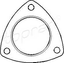 TOPRAN 201 741 Прокладка, труба выхлопног
