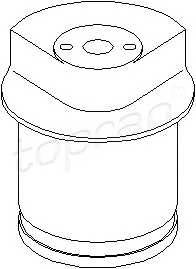 TOPRAN 206 998 Втулка, балка моста
