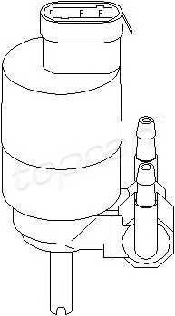 TOPRAN 700 174 Водяний насос, система очищ...