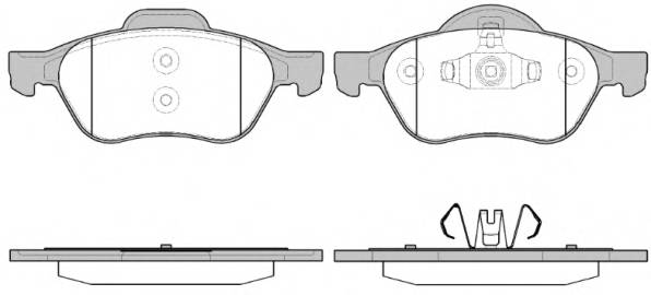 WOKING P8623.40 Комплект тормозных колодок...