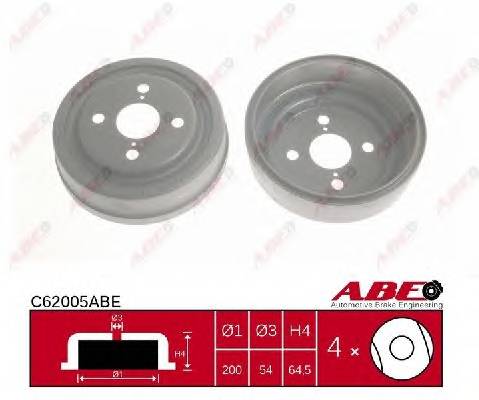 ABE C62005ABE Тормозной барабан