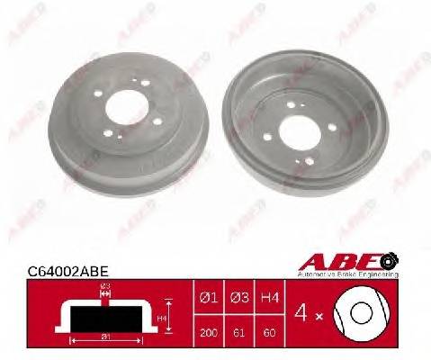 ABE C64002ABE Тормозной барабан