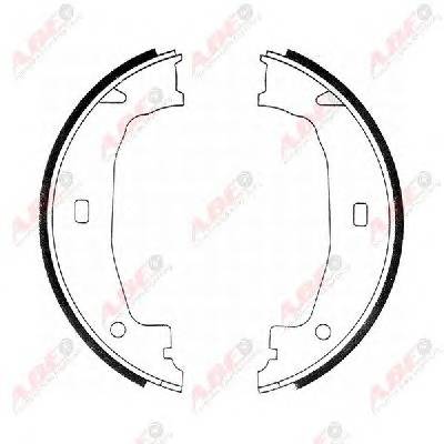 ABE CRB004ABE Комплект тормозных колодок
