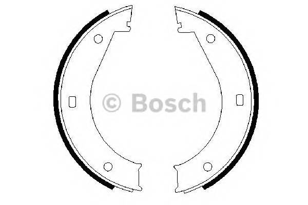 BOSCH 0 986 487 211 Комплект тормозных колодок