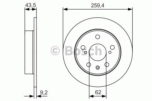 BOSCH 0986479C44 TARCZA HAM. SUZUKI T. SX4 S-CROSS/VITARA 1,6 13- P... BOSCH 0986479C44 TARCZA HAM. SUZUKI T. SX4 S-CROSS/VITARA 1,6 13- P...