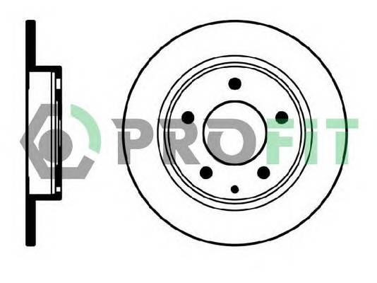 PROFIT 5010-0524 Диск гальмівний PROFIT 5010-0524 Диск гальмівний