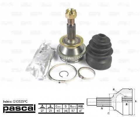 PASCAL G10535PC Шарнирный комплект, привод... PASCAL G10535PC Шарнирный комплект, привод...