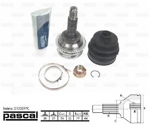 PASCAL G13029PC Шарнирный комплект, привод... PASCAL G13029PC Шарнирный комплект, привод...