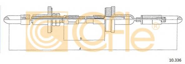 COFLE 10.336 Колодка гальм. диск. MB SPRINTER, ...