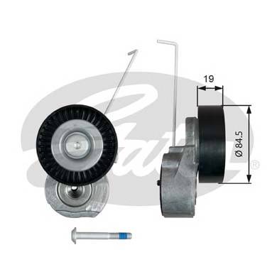 GATES T39184 Ролик модуля натягувача ре... GATES T39184 Ролик модуля натягувача ре...