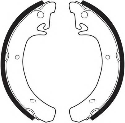 FERODO FSB240 Комплект тормозных колодок
