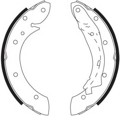 FERODO FSB567 Комплект гальмівних колодо...