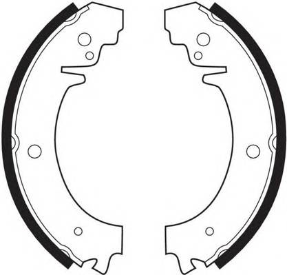 FERODO FSB59 Колодки гальмівні барабанн