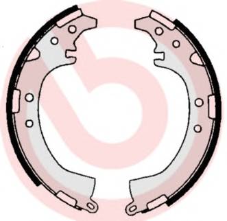 BREMBO S 83 528 Комплект гальмівних колодо... BREMBO S 83 528 Комплект гальмівних колодо...
