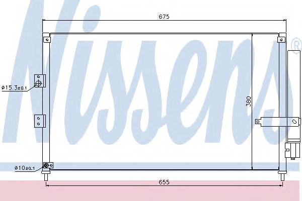 NISSENS 940197 Конденсатор, кондиционер