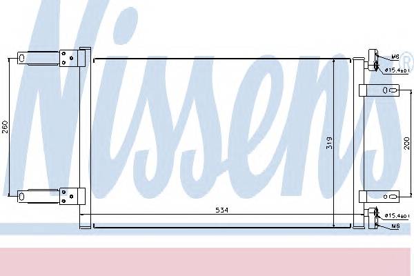NISSENS 94632 Конденсатор, кондиционер NISSENS 94632 Конденсатор, кондиционер