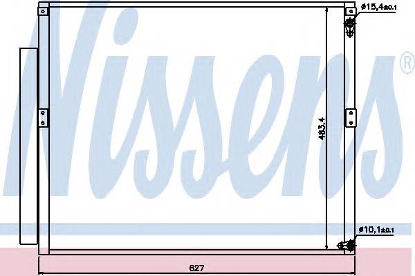 NISSENS 94919 Конденсатор, кондиционер