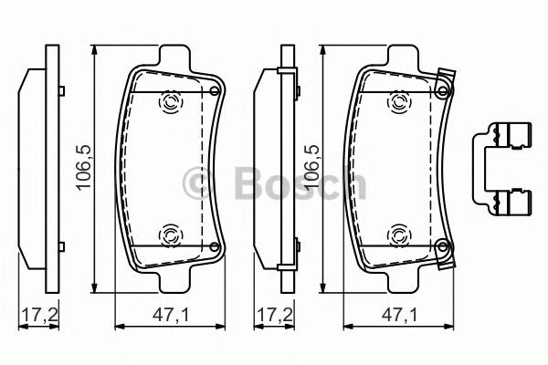 BOSCH 0986494586 запчастина BOSCH 0986494586 запчастина