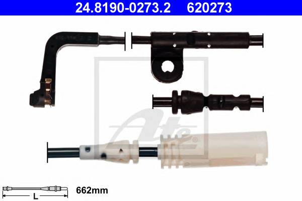 ATE 24.8190-0273.2 Сигнализатор, износ тормоз