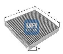 UFI 54.115.00 Фильтр, воздух во внутренно... UFI 54.115.00 Фильтр, воздух во внутренно...