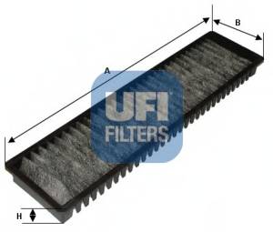 UFI 54.137.00 Фільтр, повітря у внутрішнь... UFI 54.137.00 Фільтр, повітря у внутрішнь...