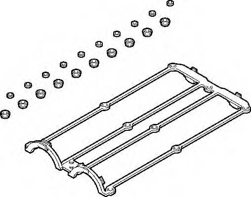 ELRING 569.460 Комплект прокладок, крышка 