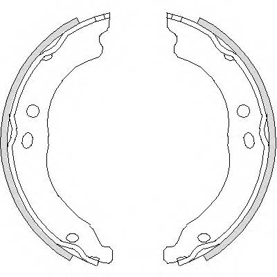 ROADHOUSE 4750.00 Комплект гальмівних колодо... ROADHOUSE 4750.00 Комплект гальмівних колодо...