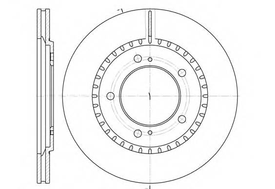 ROADHOUSE 6699.10 Тормозной диск