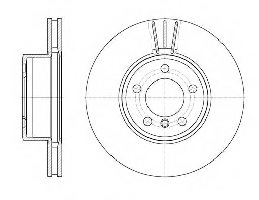 ROADHOUSE 6867.10 Гальмівний диск