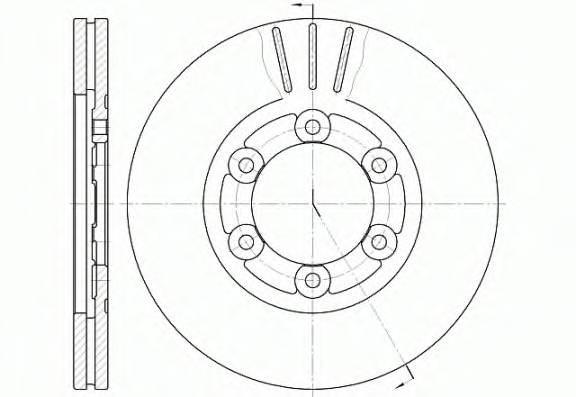 ROADHOUSE 61164.10 Гальмівний диск