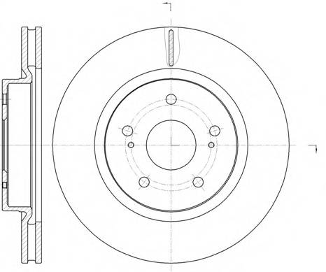 ROADHOUSE 61212.10 Гальмівний диск