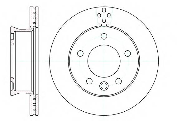 ROADHOUSE 61275.10 Тормозной диск