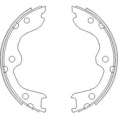 REMSA 4738.00 Комплект тормозных колодок...