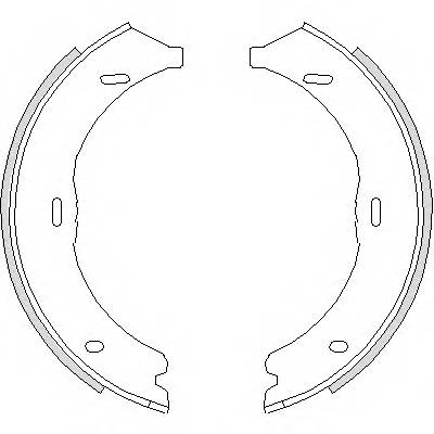 REMSA 4745.00 Комплект тормозных колодок